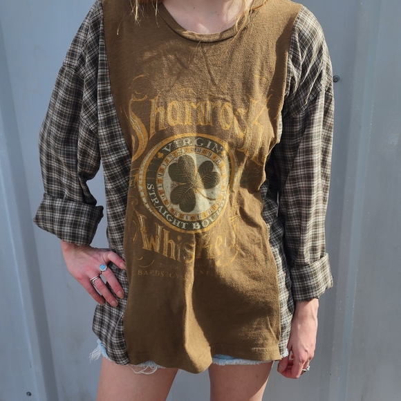 Shamrock Whiskey Flannel Rework - Picture 5 of 8
